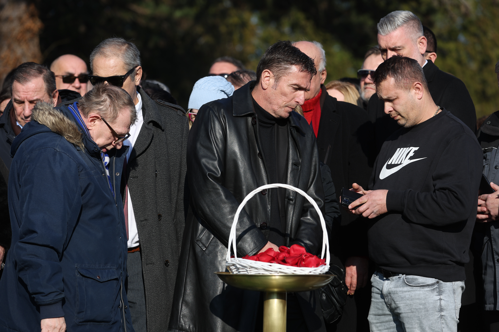 15.02.2023., Zagreb - Posljednji ispracaj Miroslava Cire Blazevica u Aleji velikana na groblju Mirogoj. Photo: Luka Stanzl/PIXSELL