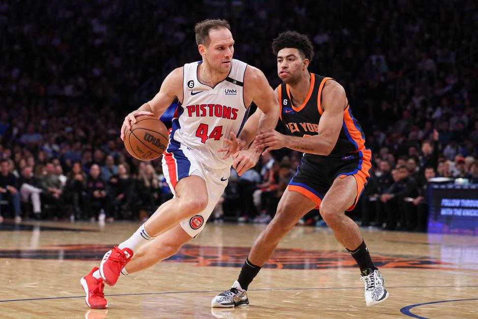 NBA: Detroit Pistons at New York Knicks