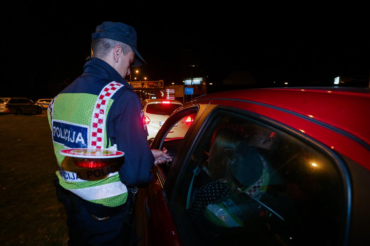 Zagreb: Velika policijska akcija kontrole vozača i alkotestiranje