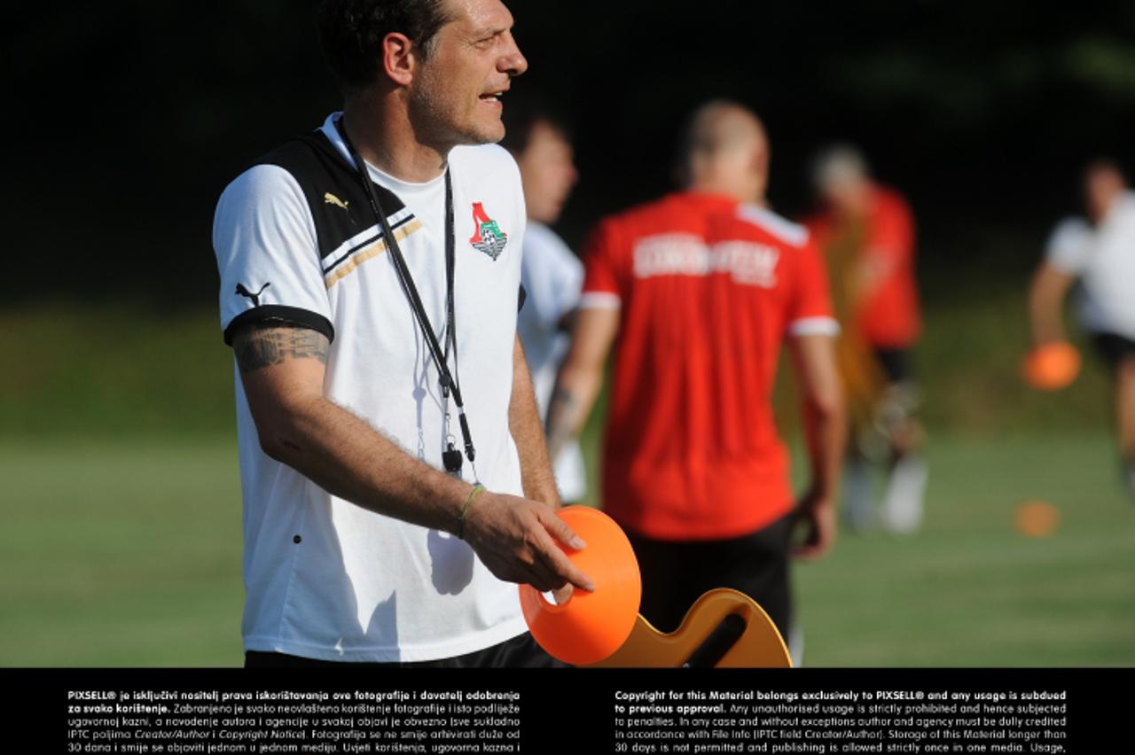 '02.07.2012., Pohorje, Slovenija - Popodnevni trening bivseg selektora hrvatske nogometne reprezentacije i novog trenera FC Lokomotiv Slavena Bilica.   Photo: Daniel Kasap/PIXSELL'