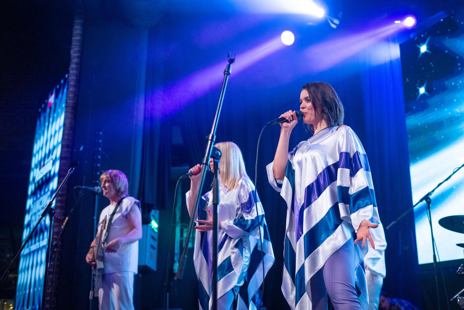 11.12.2024., Zagreb - Dancing Queen - ABBA Tribute Band u Tvornici kulture. Photo: Neva Zganec/PIXSELL