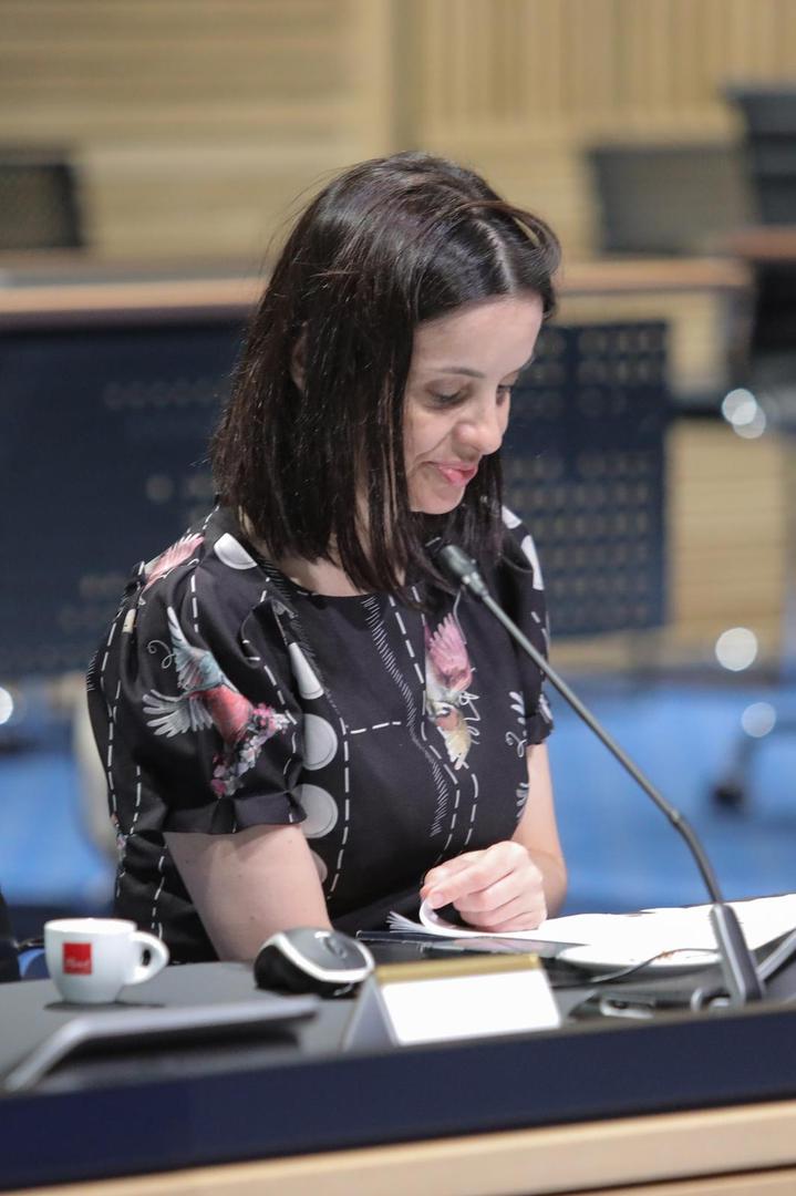 09.07.2020., Zagreb - U Nacionalnoj i sveucilisnoj knjiznici odrzana je sjednica Vlade. Marija Vuckovic. 
Photo: Tomislav Miletic/PIXSELL