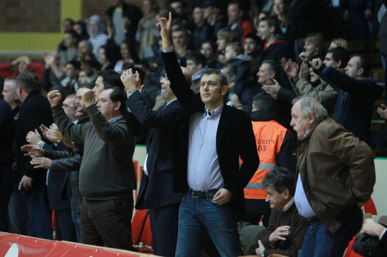 '17.03.2010., Zagreb - Kosarkaska utakmica NLB lige, 25. kolo, Cedevita - Partizan. Emil Tedeschi. Photo: Luka Klun/PIXSELL'