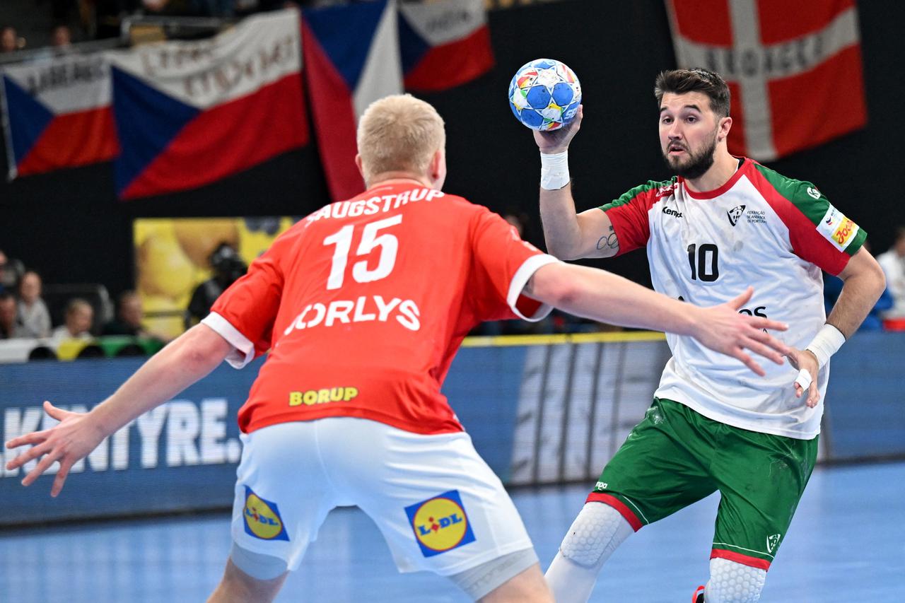 EHF 2024 Men's European Handball Championship - Preliminary Round - Group F - Denmark v Portugal