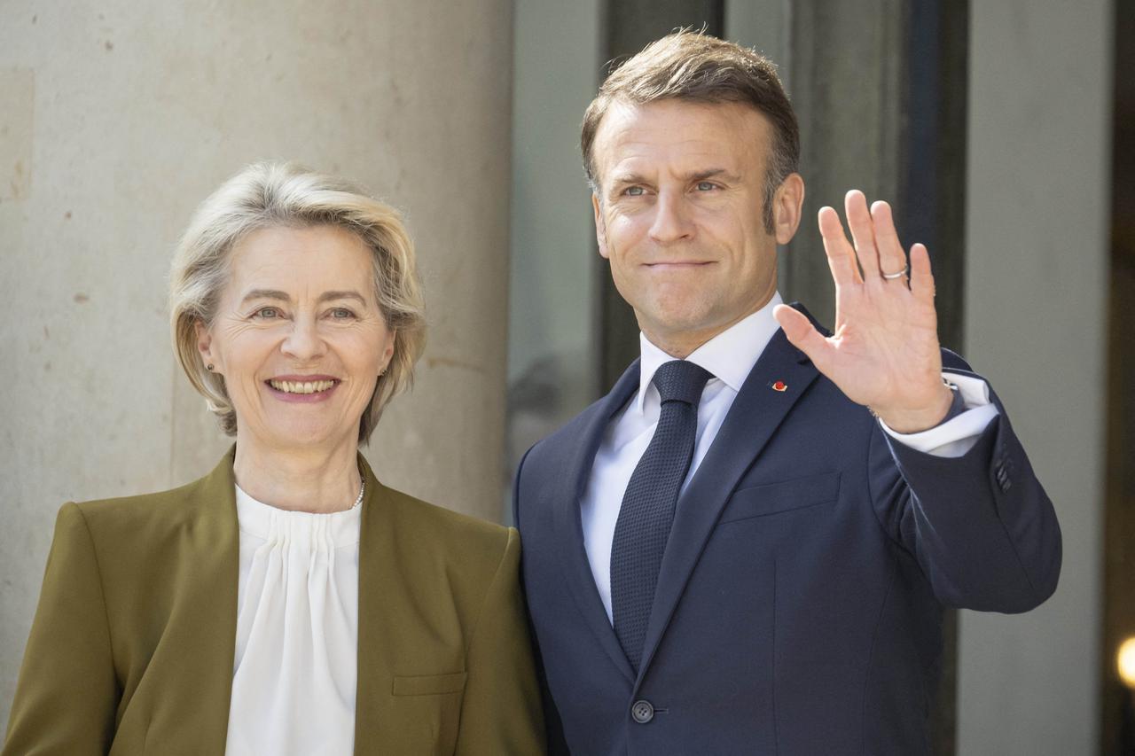 Predsjednik Macron sastaje se s Ursulom von der Leye u Parizu