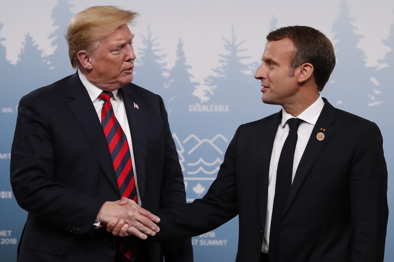 Macron i Trump