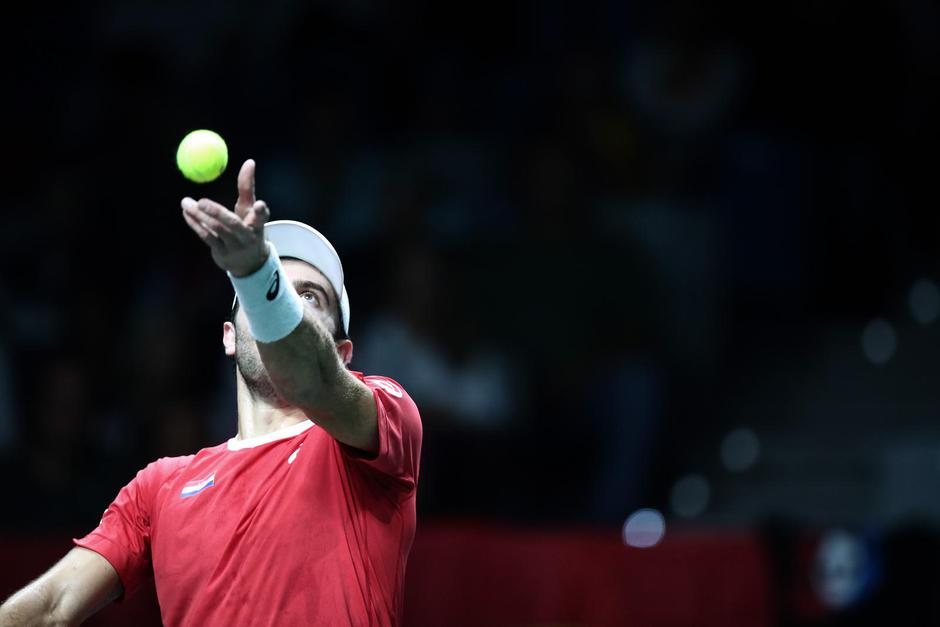 Malaga: Hrvatska protiv Španjolske na Davis Cupu, Borna Ćorić i Roberto Bautista Agut