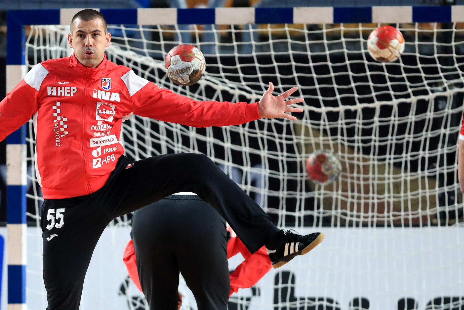 21.01.2021., sportska dvorana stadiona Kairo, Kairo, Egipat - Svjetsko rukometno prvenstvo, skupina 2, Hrvatska - Bahrein. Photo: Slavko Midzor/PIXSELL