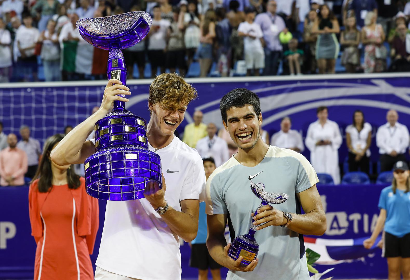 Prije dvije godine, dvojica talentiranih mladih tenisača, Carlos Alcaraz i Jannik Sinner igrali su finale Umaga