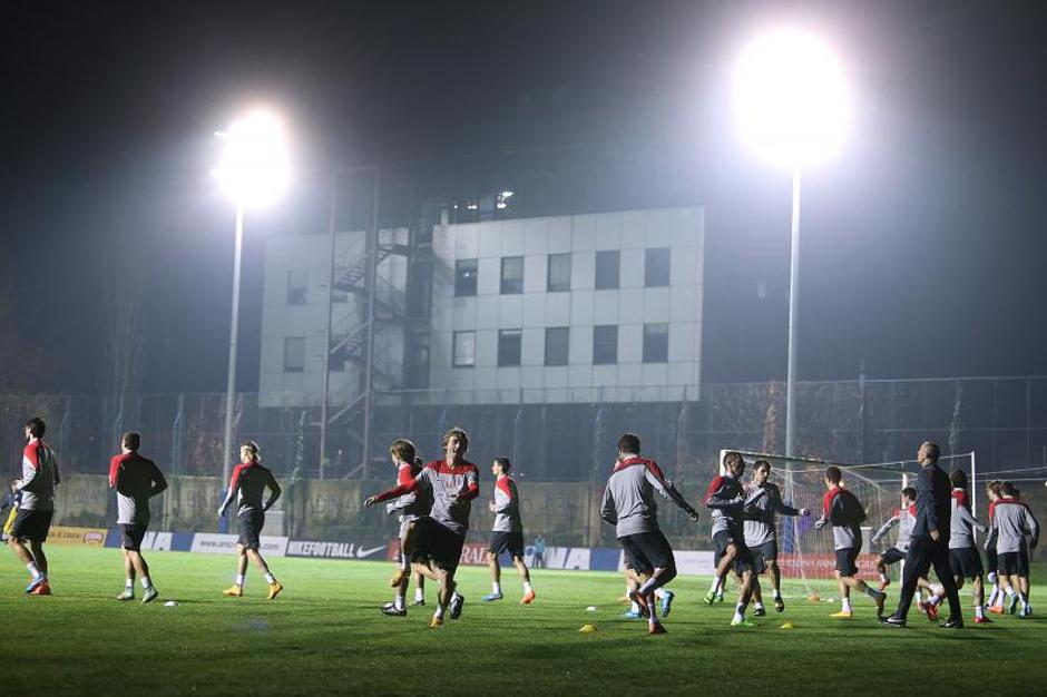 Hrvatska nogometna reprezentacija, trening