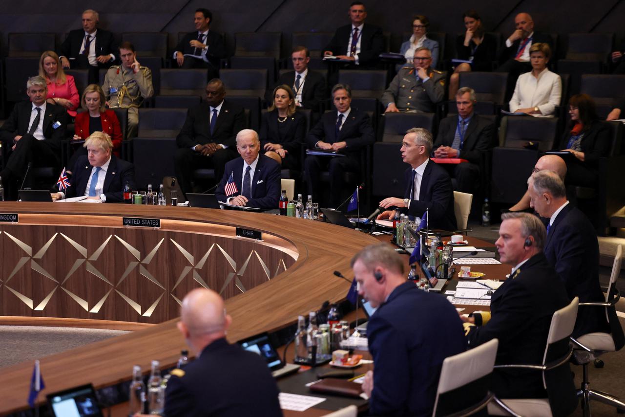 NATO summit on Russia's invasion of Ukraine, in Brussels