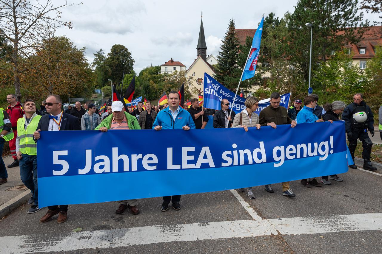 Prosvjed organizacije mladih AFD Young Alternative