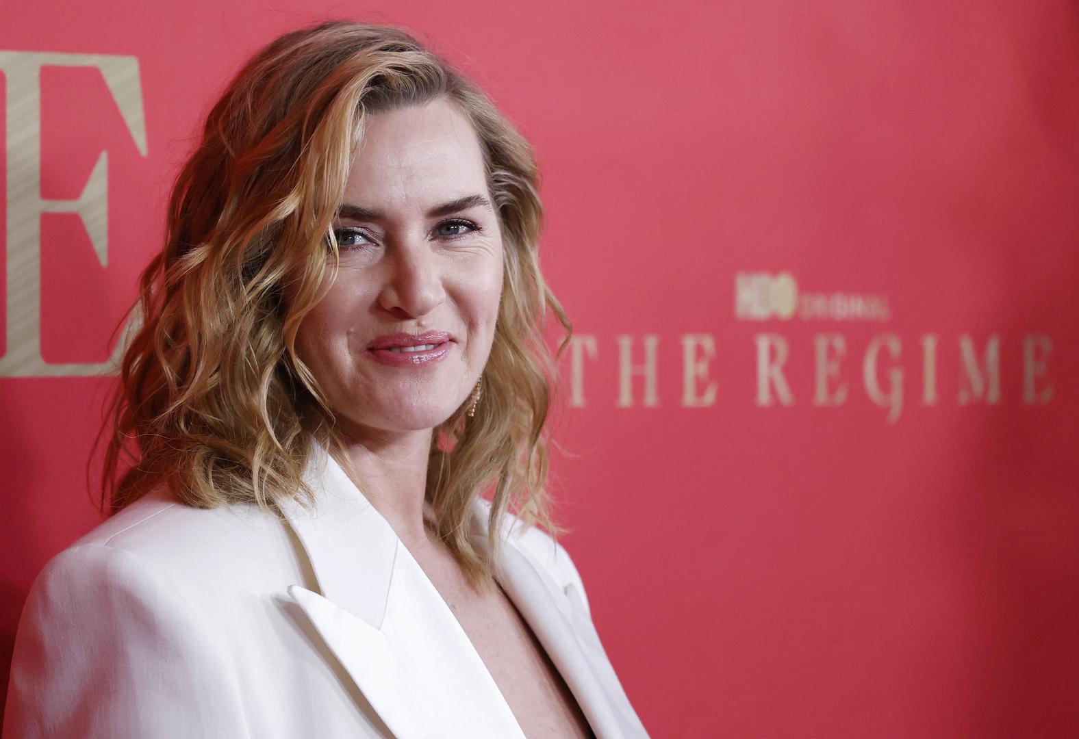 Kate Winslet arrives on the red carpet at HBO's "The Regime" New York Premiere at American Museum of Natural History on Monday, February 26, 2024 in New York City. Photo by John Angelillo/UPI Photo via Newscom Photo: John Angelillo/NEWSCOM