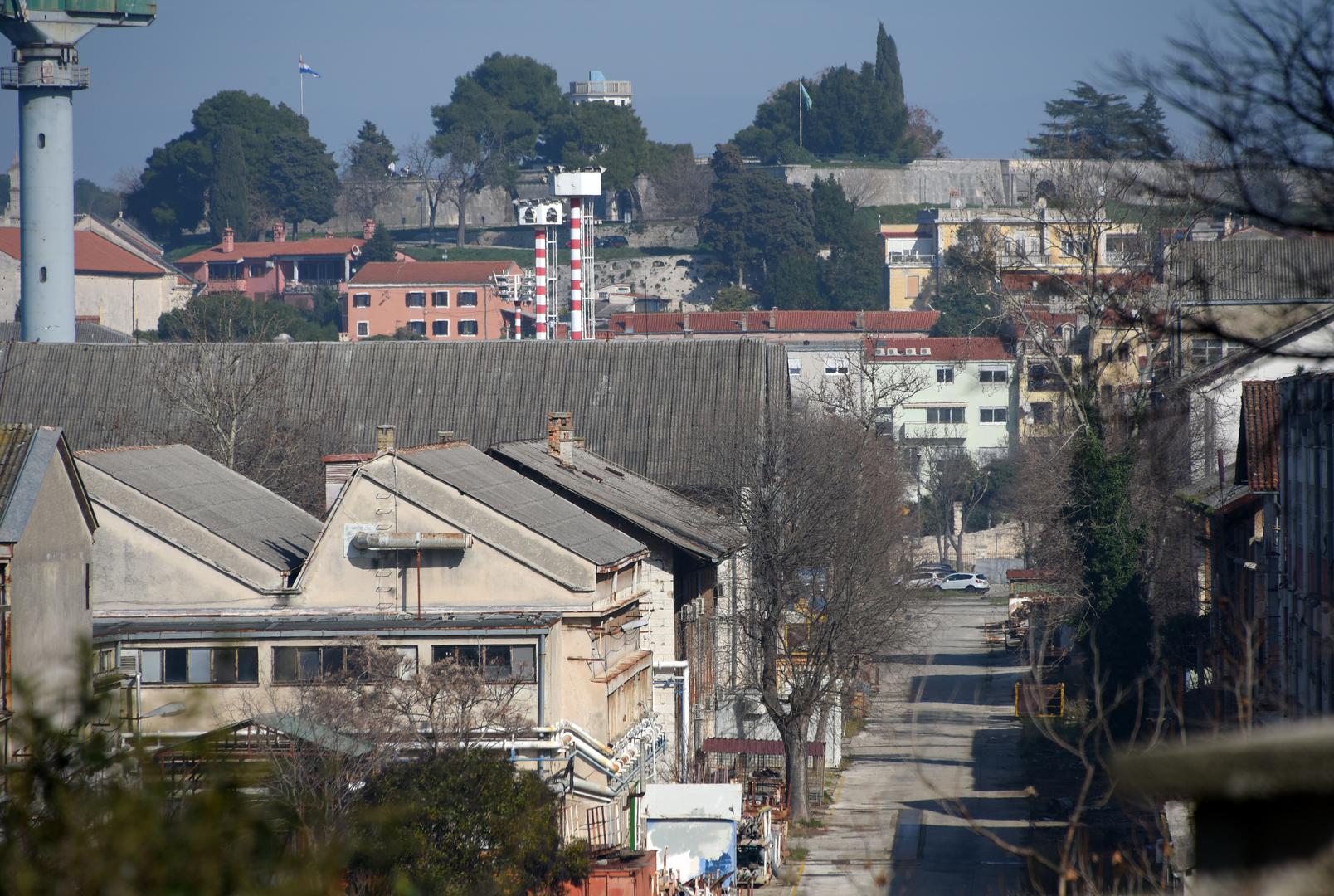 15.02.2024., Pula: U petak je u Pazinu novi pokusaj prodaje pulskog brodogradilista Uljanik. 200-tinjak preostalih radnika nada se kraju agoniji i isplati zaostalih placa. Photo: Sasa Miljevic / PIXSELL/PIXSELL