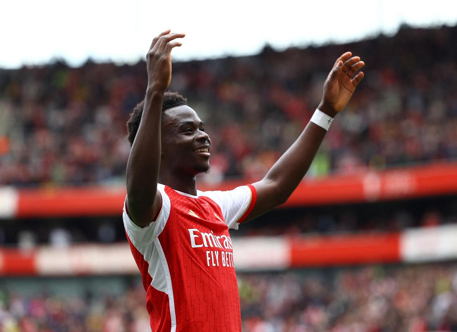 6. Bukayo Saka, ubojito brzi ofenzivac Arsenala koji doseže cijenu od 195 milijuna eura.