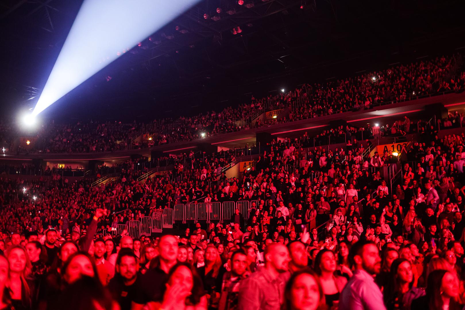 14.02.2024., Zagreb - Koncert Ace Pejovica u Areni. Photo: Luka stanzl/PIXSELL