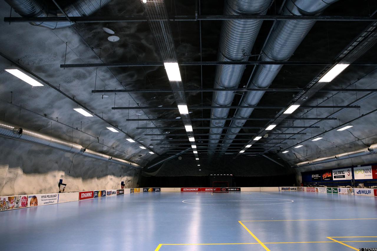 Helsinki sports hall that can be turned into an underground shelter