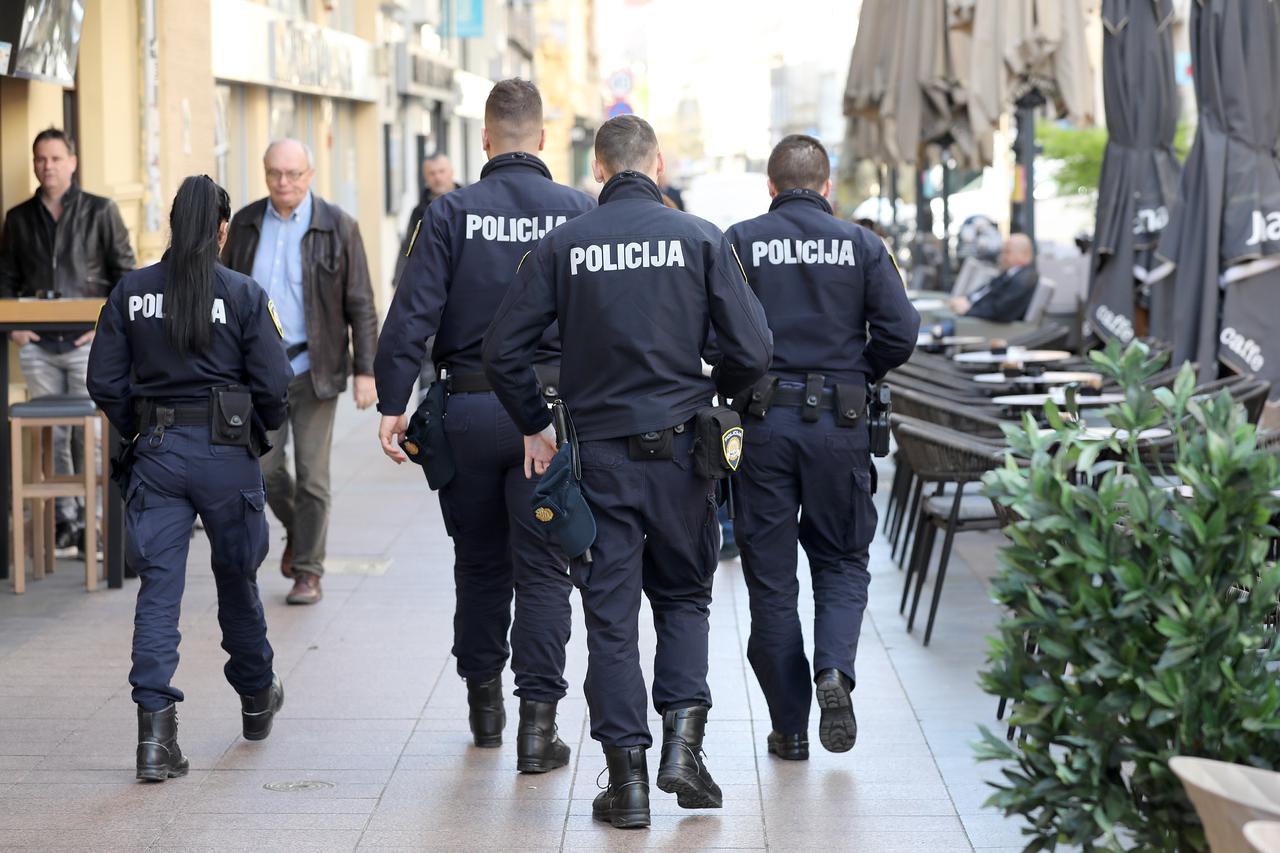 Zagreb: Policajci u ophodnji