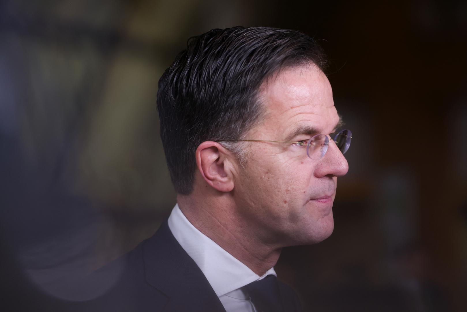 Dutch Prime Minister Mark Rutte attends a European Union summit in Brussels, Belgium February 1, 2024. REUTERS/Johanna Geron Photo: JOHANNA GERON/REUTERS