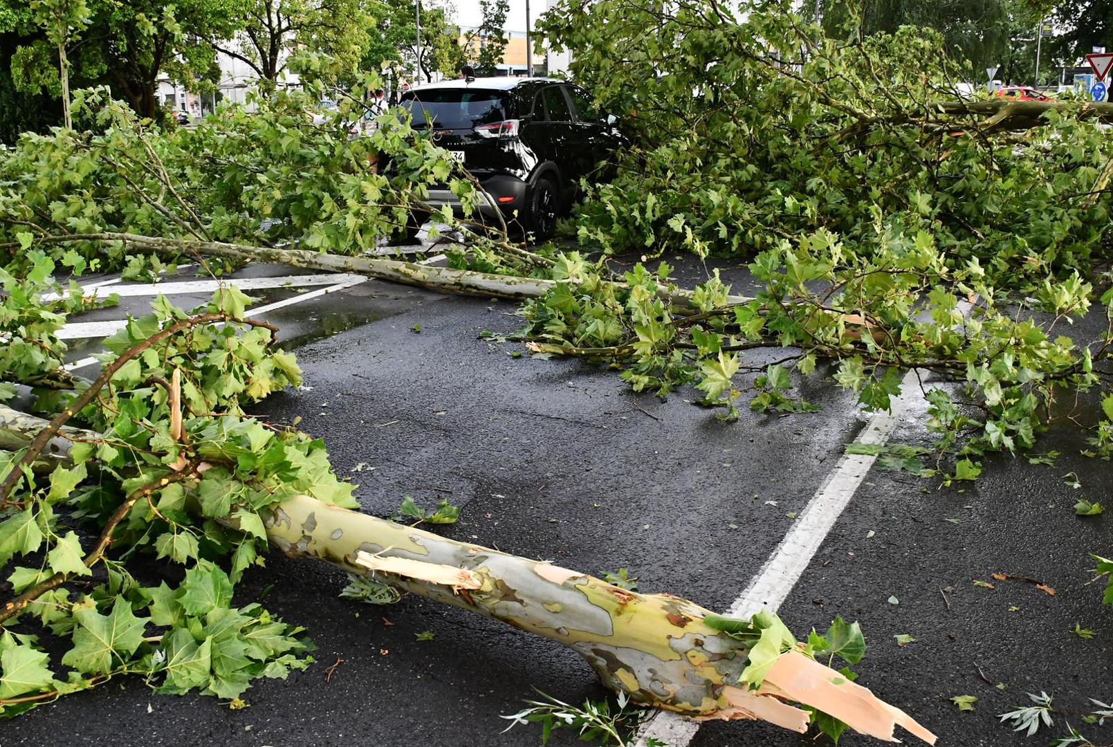 19.07.2023., Slavonski Brod - Posljedice razornog nevremena u Slavonskom Brodu Photo: Ivica Galovic/PIXSELL