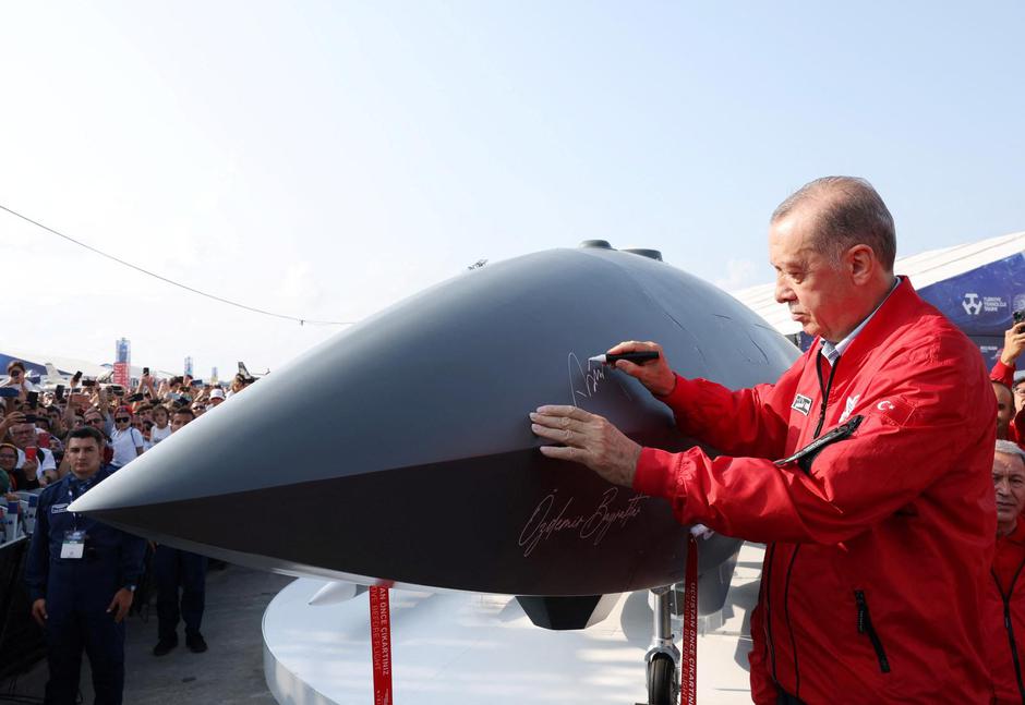 Turkish President Erdogan attends the Teknofest Black Sea in Samsun