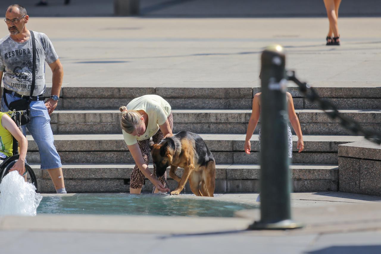 Zagreb: Vruće ljetno popodne u gradu