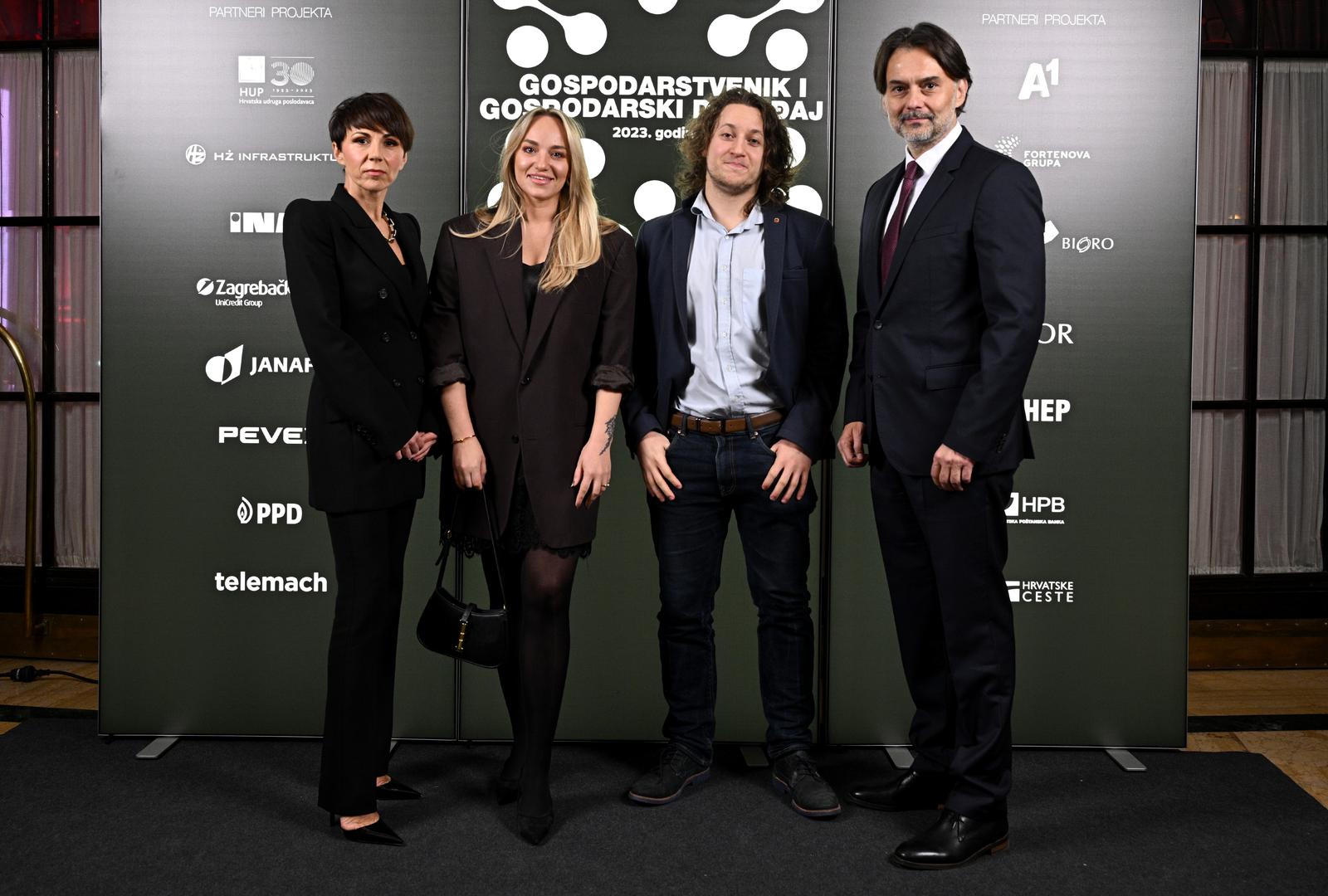 04.12.2023., Zagreb, hotel Esplanade - Proglasenje gospodarstvenika i gospodarskog dogadjaja 2023. godine u izboru Vecernjeg lista i Poslovnog dnevnika. Photo: Davor Puklavec/PIXSELL