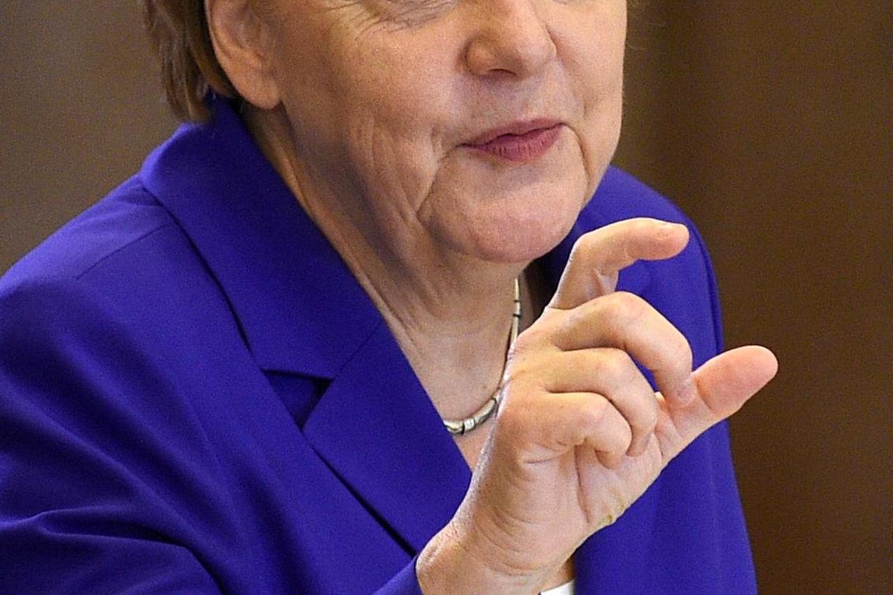 Germany's Chancellor Angela Merkel attends a breakfast meeting on the second day of the EU Summit in Brussels, Belgium, June 29, 2016. REUTERS/John Thys/Pool