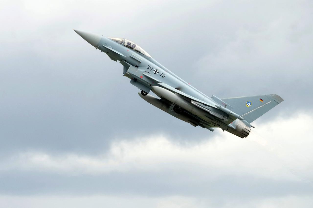 German Air Force pilots execute Baltic air policing mission in Lielvarde