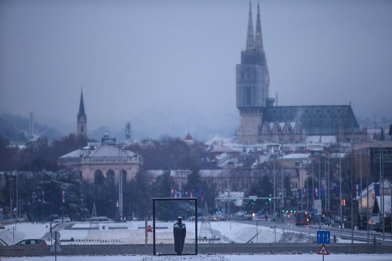 Snijeg u Zagrebu