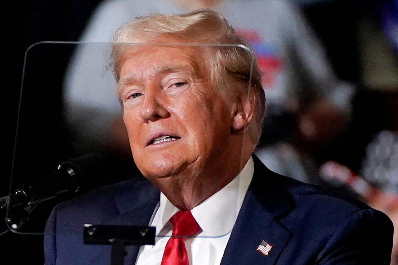 Republican presidential nominee and former U.S. President Donald Trump holds a campaign rally in Harrisburg