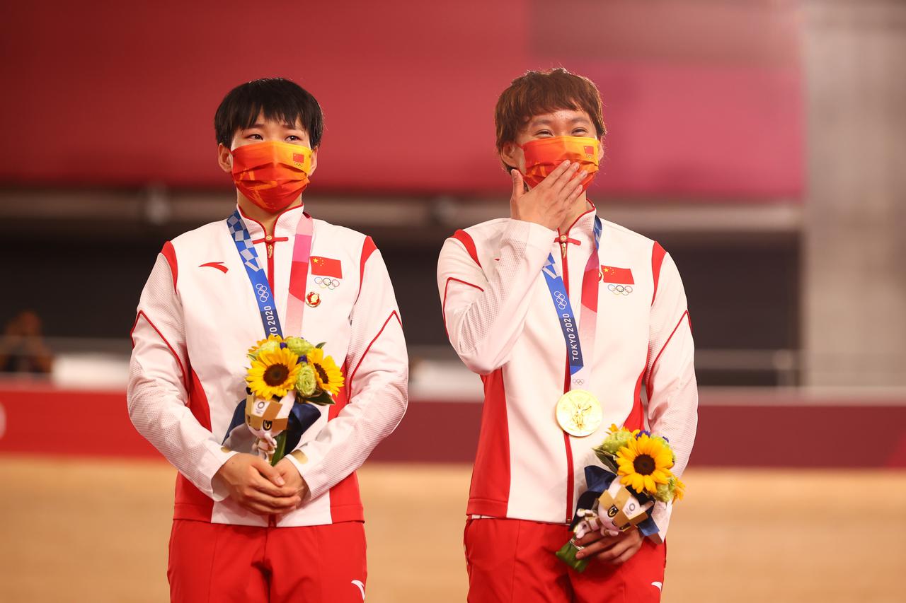 Cycling - Track - Women's Team Sprint - Medal Ceremony