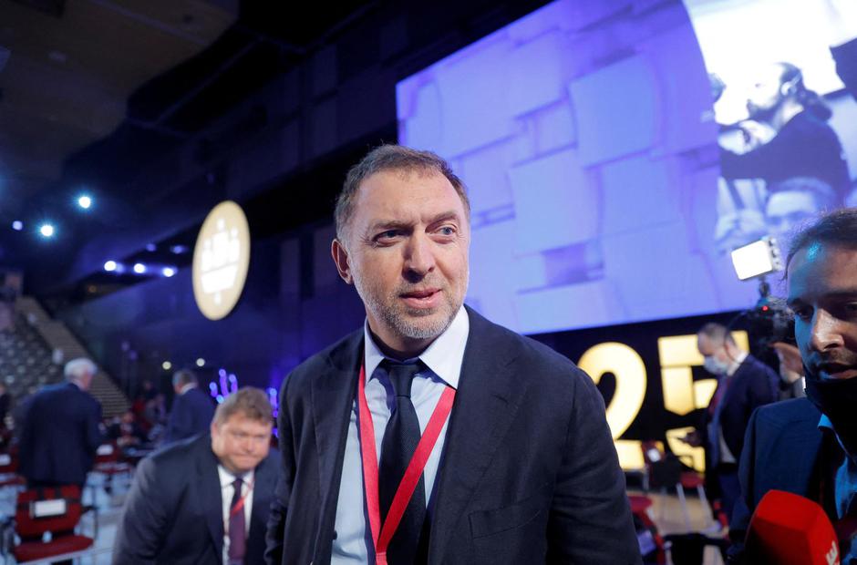 FILE PHOTO: Russian billionaire Oleg Deripaska attends the St. Petersburg International Economic Forum