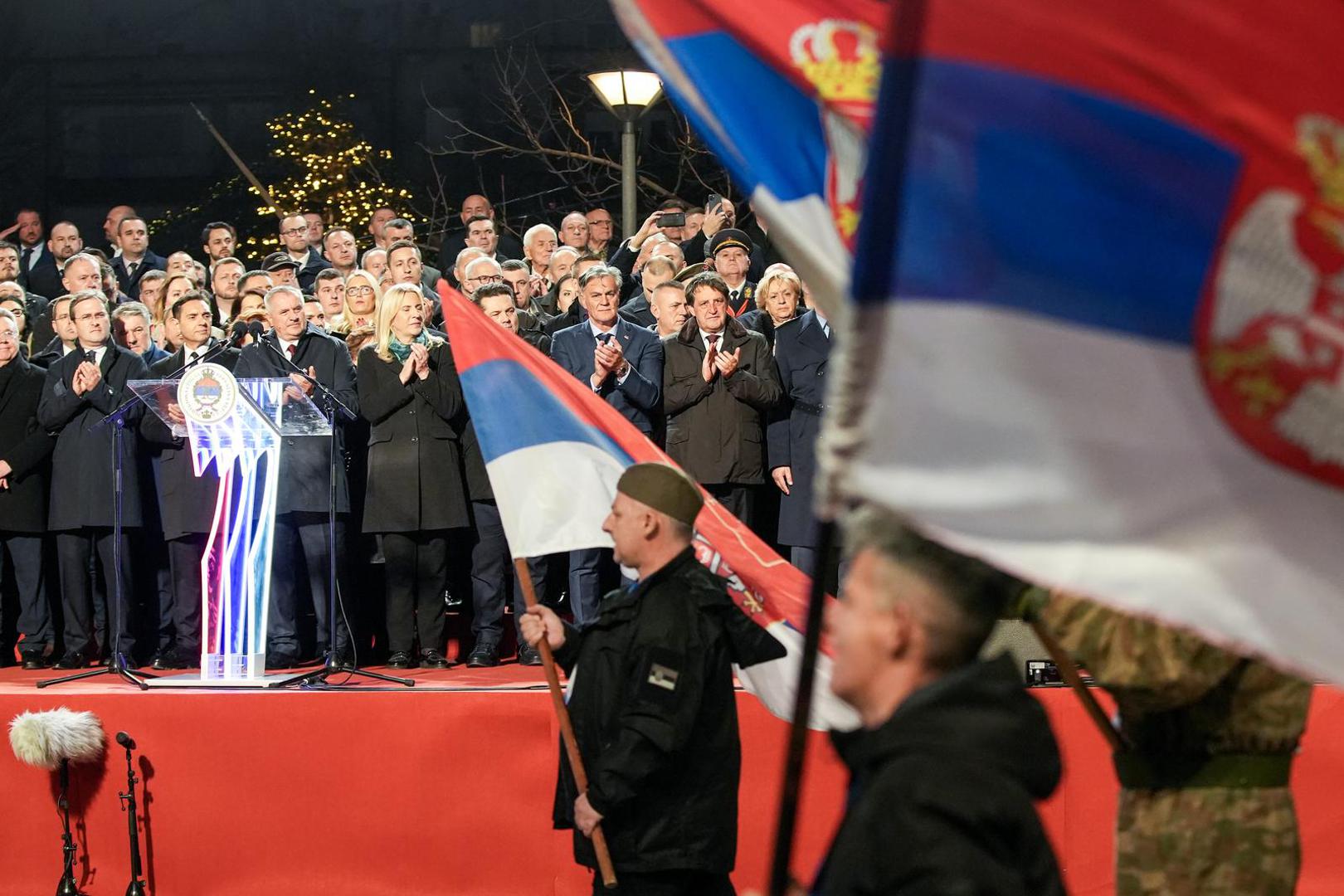 09.01.2025., Banja Luka, Bosna i Hercegovina - Povodom Dana Republike Srpske u Banja Luci se odrzava svecani defile u kojem sudjeluje ukupno 3.400 ljudi. Photo: Dejan Rakita/PIXSELL