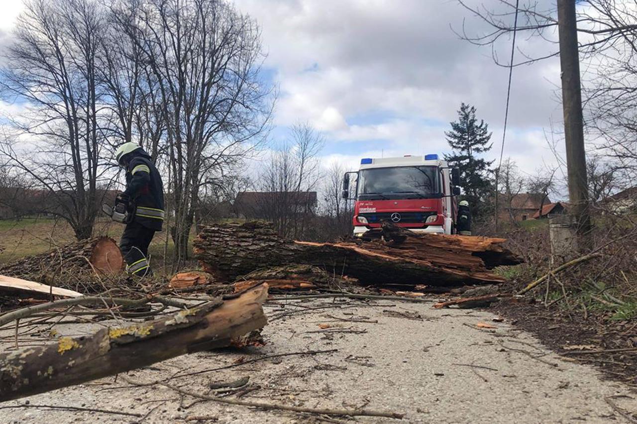 Vjetar stvorio probleme u Zagrebu