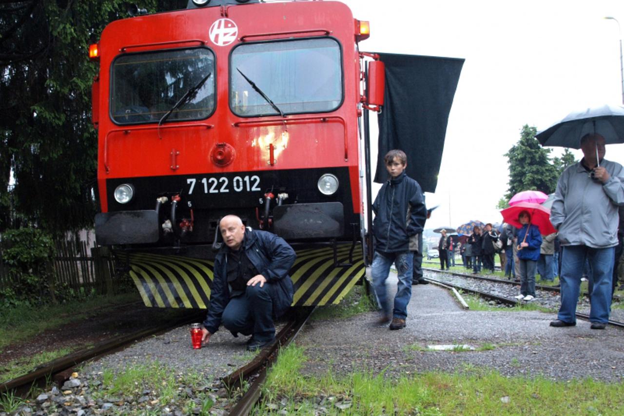 'Podravina-bilogora, 21.5.2010. Daruvar Unatoc najavama HZ-a postoje sumnje kako je nedavnim prekidom prometa zauvijek zabijen klin u lijes zeljeznice u Daruvaru Michael Palijan / VLM                 