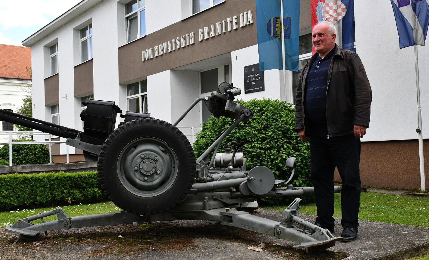 30.04.2023., Nova Gradiska - O vojno-redarstevnoj akciji "Bljesak" govori pukovnik HV u mirovini Mato Modric, predsjednik Udruge ratnih veterana 121. brigade Nova Gradiska. Photo: Ivica Galovic/PIXSELL