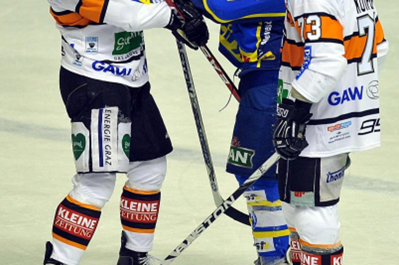 '01.11.2009.,Zagreb - Dom Sportova, Ledena dvorana, Medvescak - Graz 2:3, U 20. kolu austrijske EBEL lige Medvescak je porazen od Graz 99ersa pred prepunom Ledenom dvoranom,  Photo: Goran Stanzl/PIXSE