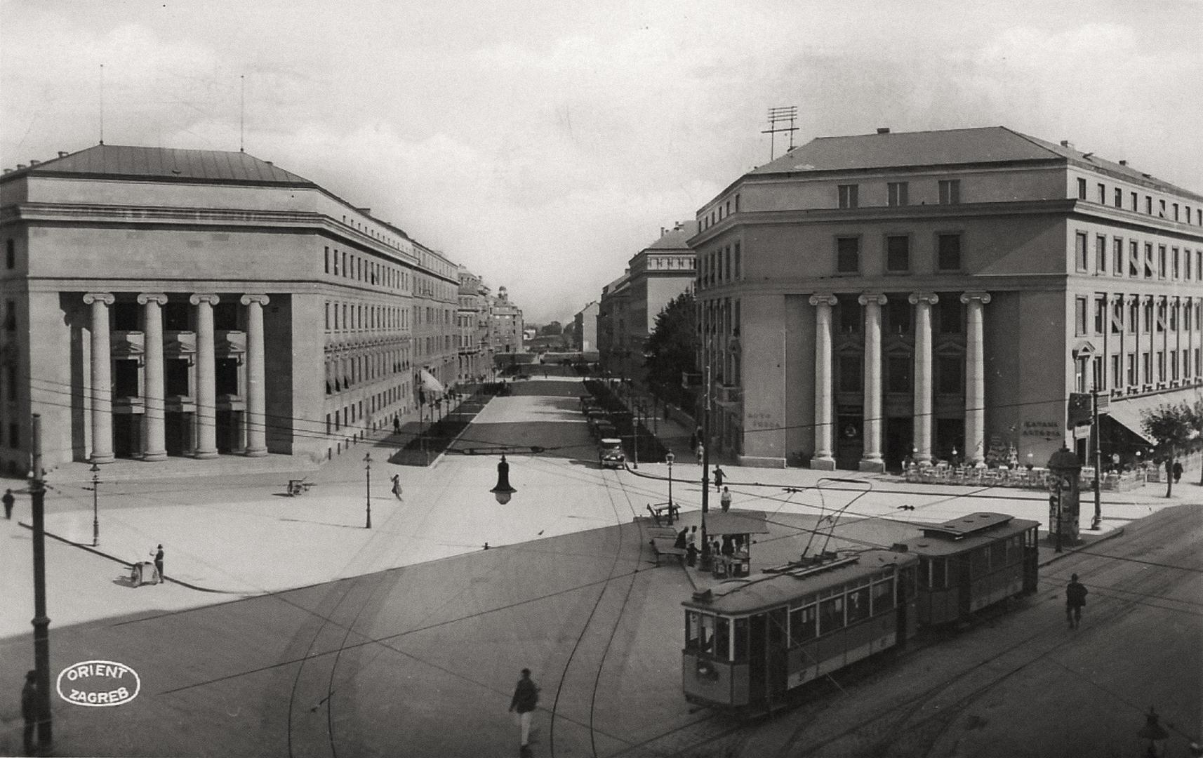 1939. godina
Križanje današnje Draškovićeve ulice i ulice Franje Račkoga