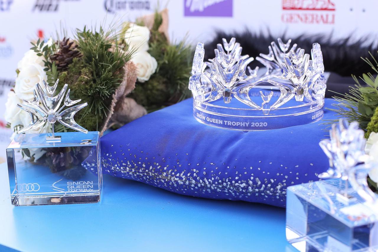 Trofej, kruna koja će pripasti pobjedniku slalomske utrke Snow Queen Trophy