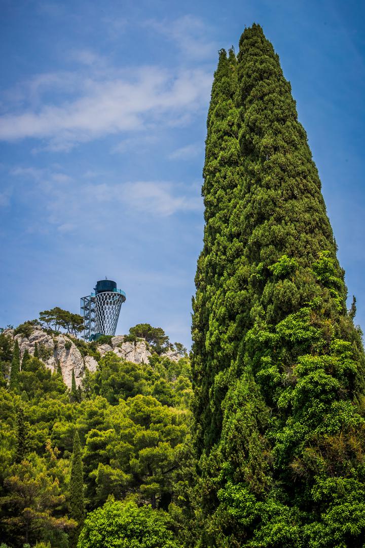 14.05.2024., Split - Pogled sa Juzne padine Marjana na novu Osmatracnicu. Photo: Zvonimir Barisin/PIXSELL