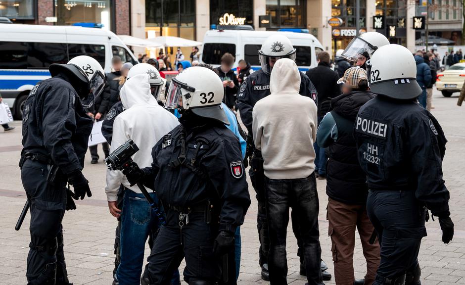 Police operation in Hamburg