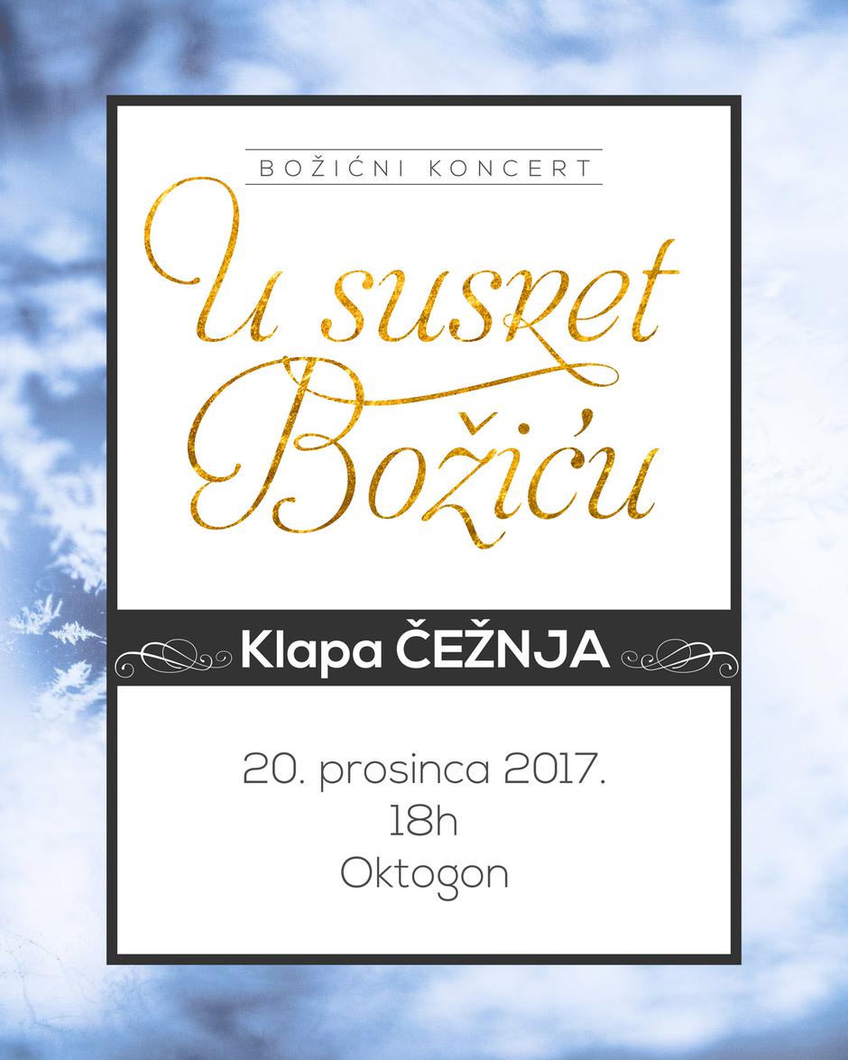 Koncert ''U susret Božiću'' u Oktogonu ugrijat će vaša srca