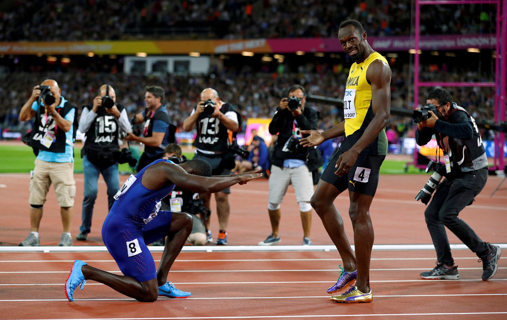 Justin Gatlin poklonio se veliko Usainu Boltu