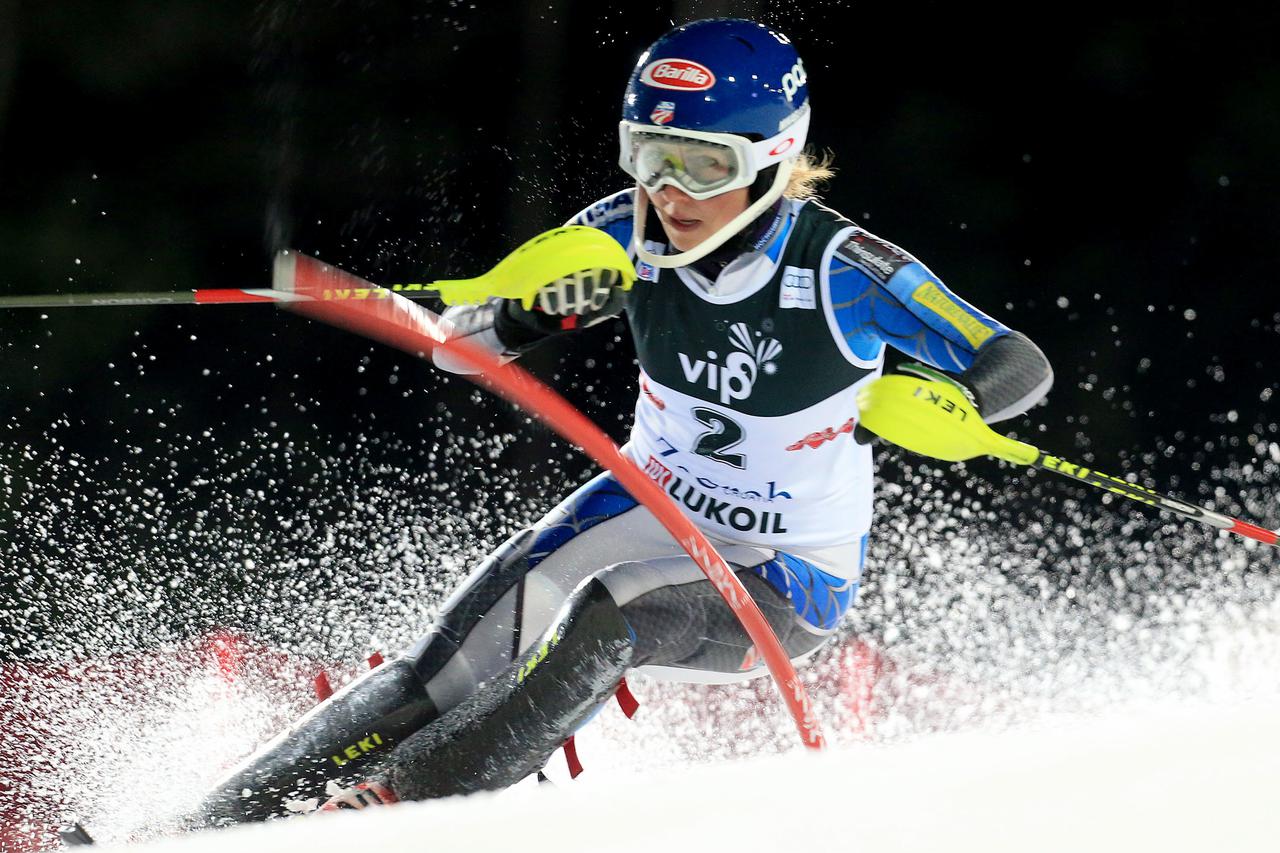 04.01.2013., Sljeme, Zagreb - Utrka najboljih slalomasica na devetom izdanju Snjezne kraljice. Mikaela Shiffrin.  Photo: Jurica Galoic/PIXSELL