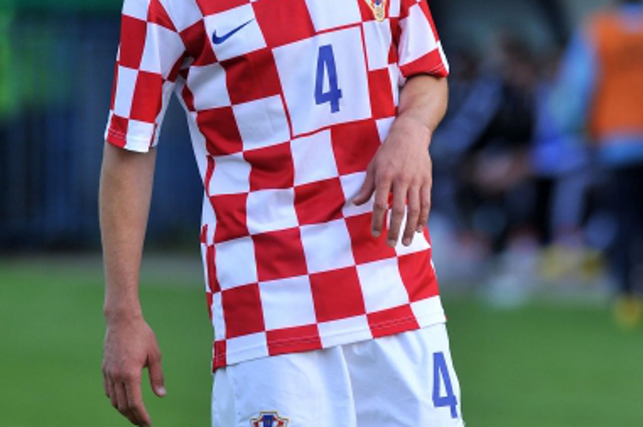 '19.05.2010., stadion NK Varteks, Varazdin - Kvalifikacijska utakmica za EURO U-21 reprezentacija Hrvatske i Slovacke. Mato Jajalo. Photo: Antonio Bronic/PIXSELL'