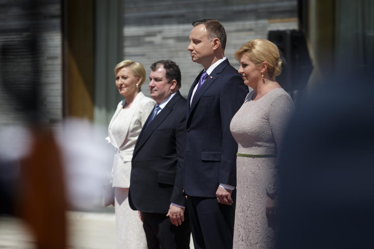 Kolinda Grabar-Kitarović i Andrzej Duda