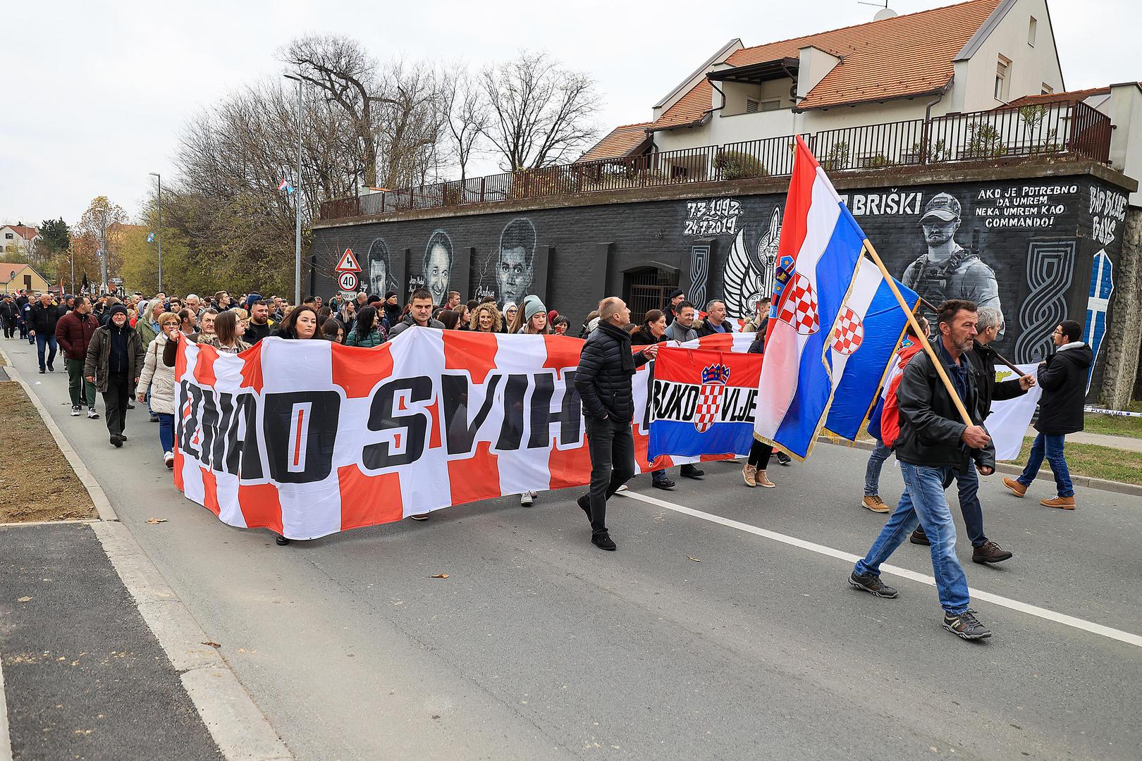 18.11.2021., Vukovar - Obiljezavanje 30. obljetnice vukovarskog stradanja pod nazivom Dan sjecanja na zrtvu Vukovara 1991.- 2021. 