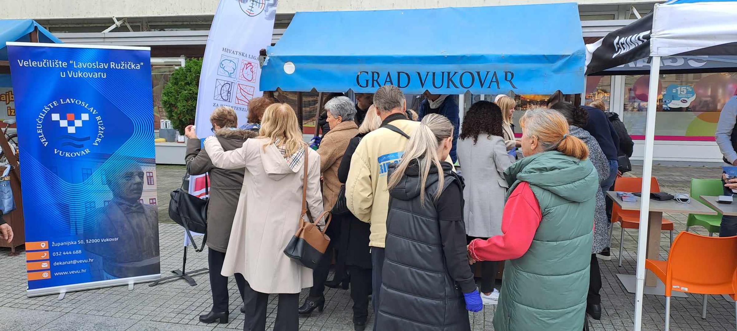 Odvijanje akcije Lov na Tihog ubojicu u Vukovaru povodom obilježavanja Svjetskog dana šećerne bolesti