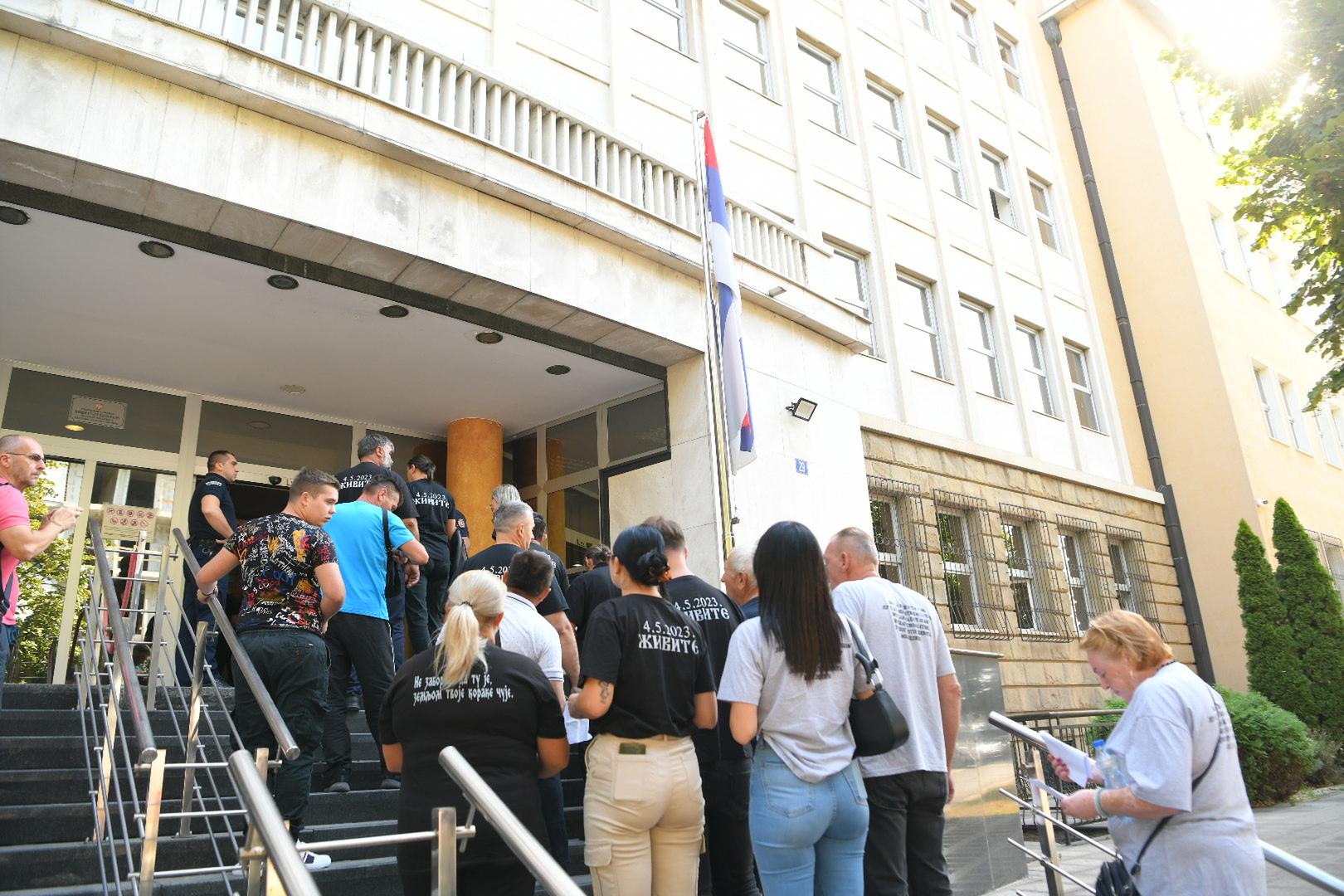 21, August, 2024, Belgrade -The trial of Uros Blazic, accused of killing nine and wounding 12 people in the villages of Malo Orasje and Dubona on May 4 last year, is to begin in the Special Court. Photo: R.Z./ATAImages

21, avgust, 2024, Beograd - U Specijalnom sudu treba da pocne sudjenje Urosu Blazicu, optuzenom da je 4. maja prosle godine u selima Malo Orasje I Dubona ubio devet i ranio 12 osoba. Photo: R.Z./ATAImages Photo: R.Z./ATAImages/PIXSELL